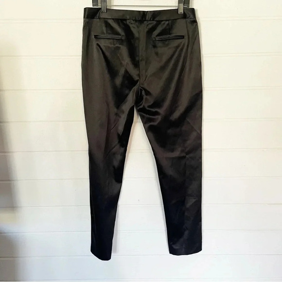 NWT Asos Women’s Satin Split-Hem Mid-Rise Straight-Leg Size 10 Waist 33” - Picture 9 of 11